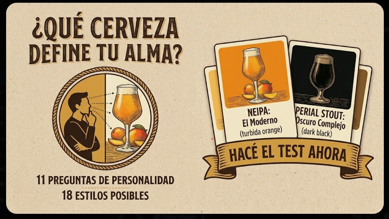 Test: ¿Qué cerveza define tu alma? Descubrilo ahora